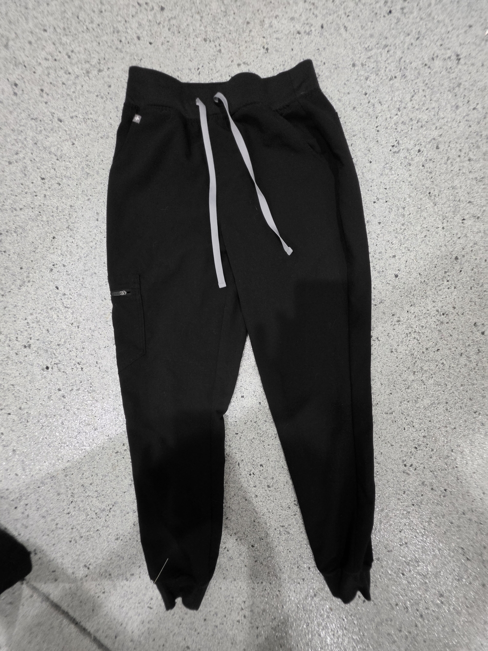 FIGS Technical Collection Black Jogger Scrub Pants Size Small